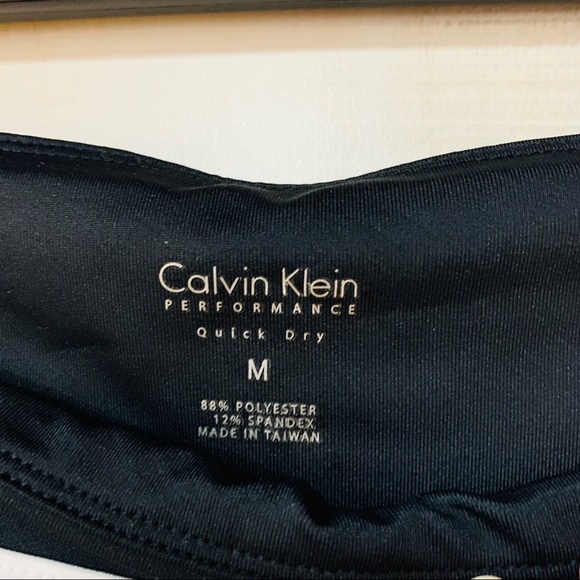 Calvin Klein Quick Dry Black Crop Pants M - Picture 3 of 7